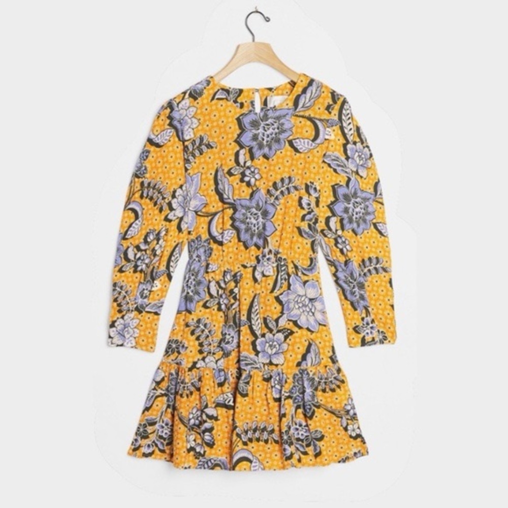 Corey Lynn Calter Anthropologie Dress Adelia Mini Dress Floral
